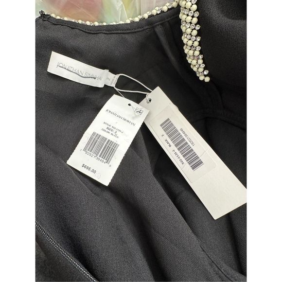 JONATHAN SIMKHAI KATHARINE DIAMANTE MINI DRESS - Picture 13 of 14